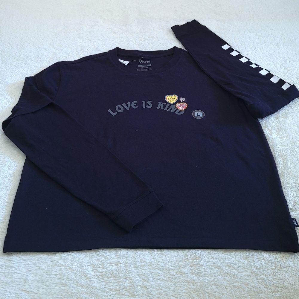 ✨️HP✨️ VANS🛹 "Love❤️ Is Kind" Long Sleeve Graphic Tee👕 - NWT - Picture 13 of 14